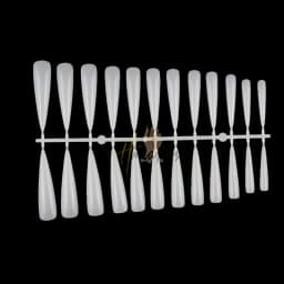 3XL Full Cover False Long Stiletto Nail Tips Sculpted Clear Press On Artificial Fake Nails Manicure Salon Supply 120pcs