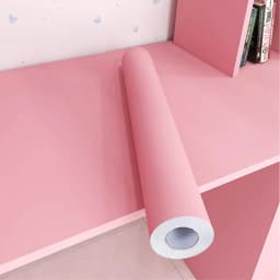 Solid Color Stickers Self-adhesive Waterproof PVC Bedroom Dormitory Wardrobe Wall Renovation Wallpaper DIY Home Decor