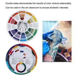 Pigment Color Wheel Tattoo Ink Color Wheel Chart Tattoo Pigment Mix Color for Permanent Eyebrow Lip Tattoo Mix Color