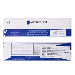100pcs/box Dental Polyester Matrix Bands Dental Material Matrices Without Matrix Retainer Fit Filling Decayed Tooth