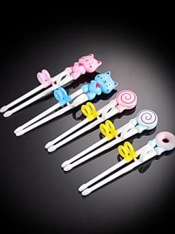 Cute Kids Toughness Baby Training Eating Helper Learning Chopsticks Beginner Chopsticks