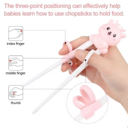 Cute Kids Toughness Baby Training Eating Helper Learning Chopsticks Beginner Chopsticks