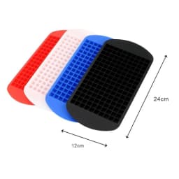 1/3pcs Food Grade Silicone Bar Ice Cube Tray Mini Ice Cubes Small Square Mold Ice Maker Silicone Mold