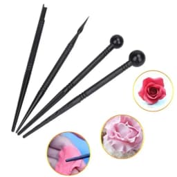 Pottery Dots Sculpture Tool Stainless Steel Polymer Clay Shape Pen Metal Ball Clay Carving DIY Ceramics Decorating Tools