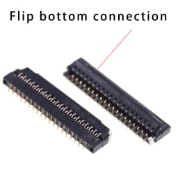 5PCS FFC/FPC 0.3mm pitch socket connector flip cover bottom connection 11/13/15/17/21/23/25/27/29/31/33/35/39/41/45/51/61/71P