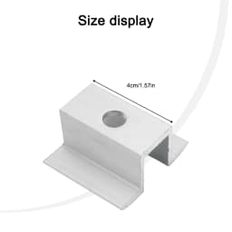 10Pcs/set Solar Middle Clamp PV Fit For Aluminum Alloy Solar Panel Frame Height 25-50mm For Most Frame Modules Accessories