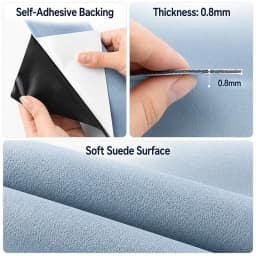 Meetee 20*30/70cm Suede Self-adhesive Fabric Stretch Cloth for Car Interior Repair Patch Adhesive Velvet Fabrics DIY Accessories