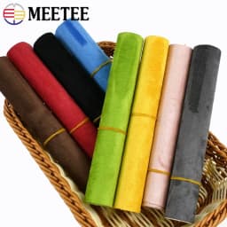 Meetee 20*30/70cm Suede Self-adhesive Fabric Stretch Cloth for Car Interior Repair Patch Adhesive Velvet Fabrics DIY Accessories