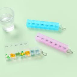 Mini Pill Case Box Organizer 7 Days Medicine Weekly Tablet Holder Storage Container for Vitamin Fish Oils