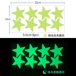 Luminous Wall Stickers for Kids Rooms Dots Stars Ceiling Wall Decals Glowing Stickers Wall Decals Glow In The Dark Home Decor