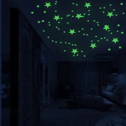 Luminous Wall Stickers for Kids Rooms Dots Stars Ceiling Wall Decals Glowing Stickers Wall Decals Glow In The Dark Home Decor
