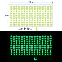 Luminous Wall Stickers for Kids Rooms Dots Stars Ceiling Wall Decals Glowing Stickers Wall Decals Glow In The Dark Home Decor
