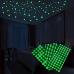Luminous Wall Stickers for Kids Rooms Dots Stars Ceiling Wall Decals Glowing Stickers Wall Decals Glow In The Dark Home Decor