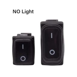KCD1 KCD3 Waterproof 12V 24V 220V Light Button Switch Rocker Switch Red Blue Lamp 2/3 Pin SPST ON OFF Car Dashboard Boat Marine
