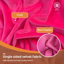 1mm Pile Length Plush Fabric For Sewing Doll Hair Polyester Eco-friendly Material Cotton Doll Skin Color Fabric Non Elastic