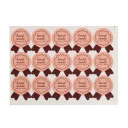 60pcs Handmade Stickers Bowknot Gift Seal Label Sticker Diary Stationery Stickers For Wedding Party Decor Handmade Sticker