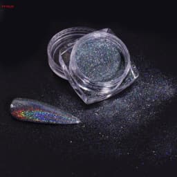 12Jars/set Holographic Glitter Nail Fine Powder 0.05mm Super Shinying Unicorn Rainbow Laser Powder DIY Mirror Manicure Powder