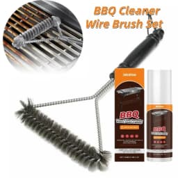 Barbecue Brush Cleaning Tool Stainless Steel Non Stick Cleaning Brush Barbecue Accessories Stainless Steel Wire Barbecue Brush