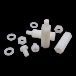 1 Box Plastic Nylon Hex Hexagon Spacer Column Standoff Screw Nut Washer Kit Set for PCB Motherboard M2 M2.5 M3 M4 Black White