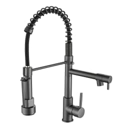 Kitchen Faucet with Pull Down Sprayer High Arc Single Handle Spring Kitchen Sink Faucet