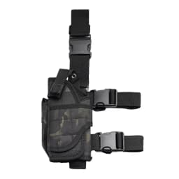 Universal Tactical Right Leg Cover Pistol Leather Cover Thigh Leather Cover Hunting Airgun Universal Pistol Leather Cover