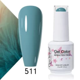 Clou Beaute 56 Colors Gel Nail Polish Pastal Pink Green Lavender UV Nail Gel Soak Off UV Varnish Macaron Gel Paint 15ml Nail Art