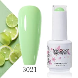 Clou Beaute 56 Colors Gel Nail Polish Pastal Pink Green Lavender UV Nail Gel Soak Off UV Varnish Macaron Gel Paint 15ml Nail Art