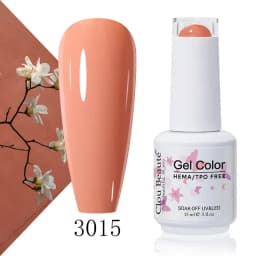 Clou Beaute 56 Colors Gel Nail Polish Pastal Pink Green Lavender UV Nail Gel Soak Off UV Varnish Macaron Gel Paint 15ml Nail Art
