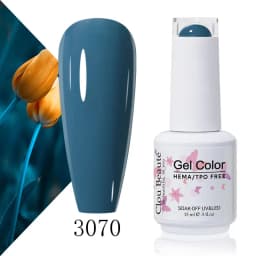 Clou Beaute 56 Colors Gel Nail Polish Pastal Pink Green Lavender UV Nail Gel Soak Off UV Varnish Macaron Gel Paint 15ml Nail Art