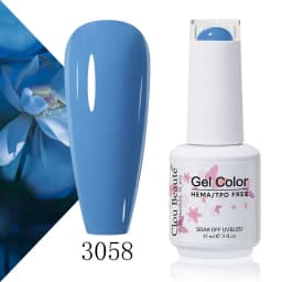 Clou Beaute 56 Colors Gel Nail Polish Pastal Pink Green Lavender UV Nail Gel Soak Off UV Varnish Macaron Gel Paint 15ml Nail Art