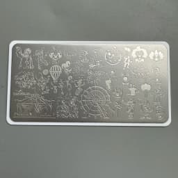 XMQ NAIL ART STAMPING PLATES LEAVES IMAGE TEMPLATES