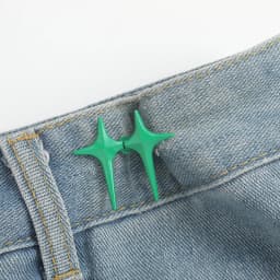 1 Pair Adjustable Trousers Waist Buckles for Jeans Pants Skirts Waist Tightener Snap Button Adjuster Pants Pin Retractable Clips