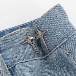 1 Pair Adjustable Trousers Waist Buckles for Jeans Pants Skirts Waist Tightener Snap Button Adjuster Pants Pin Retractable Clips