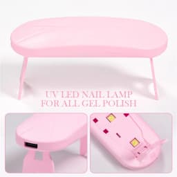 LULAA Mini 6W Nail Dryer LED UV Lamp USB Gel Varnish Curing Machine Nail Art Equipment 3 LEDS Beads Manicuring Nail Tool