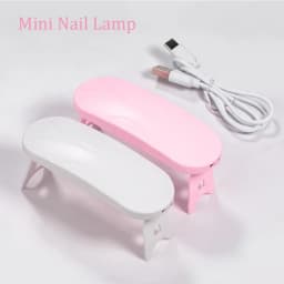 LULAA Mini 6W Nail Dryer LED UV Lamp USB Gel Varnish Curing Machine Nail Art Equipment 3 LEDS Beads Manicuring Nail Tool
