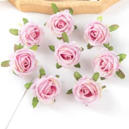 100 Pieces Of Artificial Flower DIY Candy Box Home Decoration Valentine Wreath Wedding Party Garden Rose Arch Wreath Silk Fake