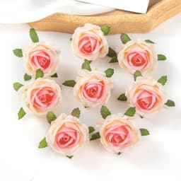 100 Pieces Of Artificial Flower DIY Candy Box Home Decoration Valentine Wreath Wedding Party Garden Rose Arch Wreath Silk Fake