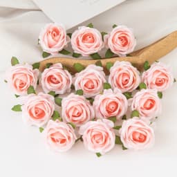 100 Pieces Of Artificial Flower DIY Candy Box Home Decoration Valentine Wreath Wedding Party Garden Rose Arch Wreath Silk Fake