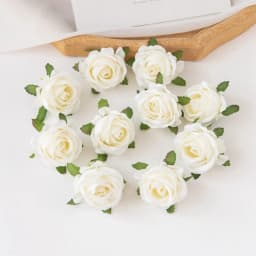 100 Pieces Of Artificial Flower DIY Candy Box Home Decoration Valentine Wreath Wedding Party Garden Rose Arch Wreath Silk Fake