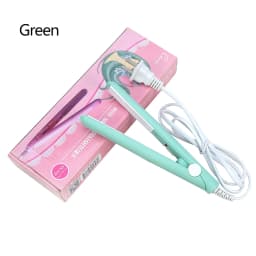 4Colors 2 in 1 Mini Hair Straightener Ceramic Plate Beauty Flat Iron Heating Curler Hair Straightener Mini Flat Iron