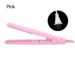 4Colors 2 in 1 Mini Hair Straightener Ceramic Plate Beauty Flat Iron Heating Curler Hair Straightener Mini Flat Iron