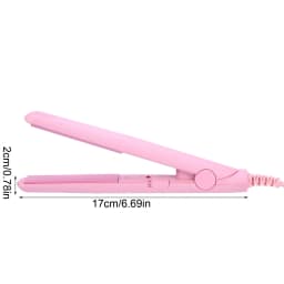 4Colors 2 in 1 Mini Hair Straightener Ceramic Plate Beauty Flat Iron Heating Curler Hair Straightener Mini Flat Iron