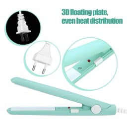 4Colors 2 in 1 Mini Hair Straightener Ceramic Plate Beauty Flat Iron Heating Curler Hair Straightener Mini Flat Iron