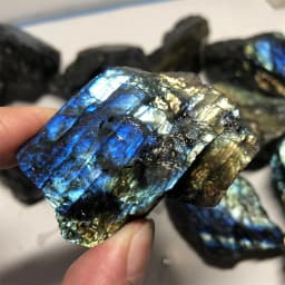 20-200g Natural Stone Labradorite Mineral Reiki Healing Moon stone specimen collection fish tank landscape Crystal raw stone
