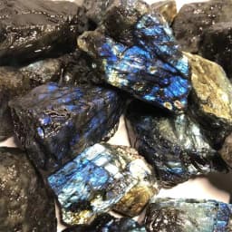 20-200g Natural Stone Labradorite Mineral Reiki Healing Moon stone specimen collection fish tank landscape Crystal raw stone