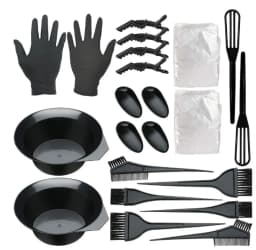 6pcs/set Professional Hair Coloring Kit for Barber Salon and Home Use - Includes Hairdressing Tools for Perfect Color Match and