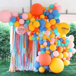 6 Rolls, 492ft Vibrant Crepe Paper Streamers - Party Decorations Streamers with 6 Pastel Colors for Birthday, Wedding