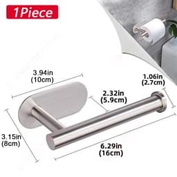 1~2PCS Toilet Paper Rack Bathroom Paper Towel Holder Adhesive Absorbent Paper Dispenser WC Kitchen Hardware Storage Accessories