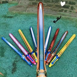 24Pcs Mixed Birthday Party Balloon Decoration Inflatable Sword Celebrate Refueling Stick Balloon Cheering Rave Festival Balloons