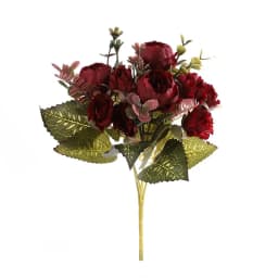 Artificial Ronghua Peony Simulation Flower Home Wedding Fake Flower Bundle Engineering Horticultural Decoration